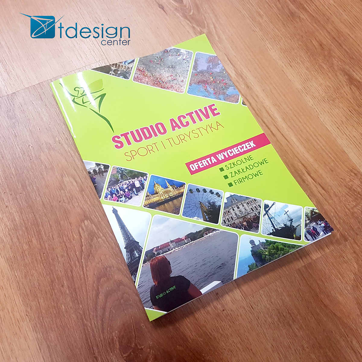 Katalog biura podróży Studio Active - projekt + druk